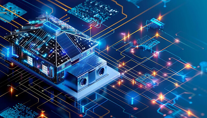 Energy+ Web Panel Dashboard Illustration
